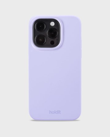 HOLDIT Silicone Case iPhone Lavender 14 Pro, Tøj & Bolig, Elektronik, Telefon & Mobiltilbehør