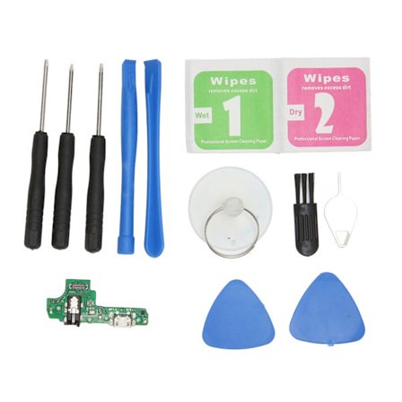 Telakan liitin Flex-kaapeli PCB USB-latausportti Flex-kaapelin vaihto Samsung A10S 2019 A107F M15