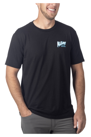 Klim Powabunga Tri-Blend T-Shirt Svart - Isblå XL