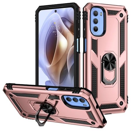 Ring Guard-fodral - Motorola Moto G41 / Moto G31 - Roséguld