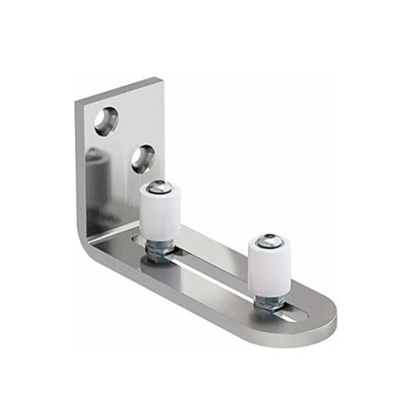 Justerbar gulvguide væg/dør bundguide til skydedør i træ