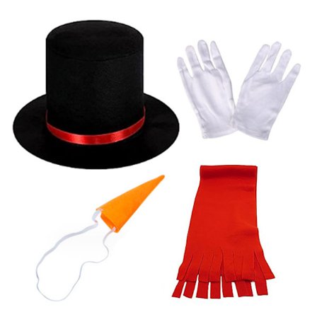 Snømann Kostyme Sett For Snømann Fantomi Kostymer Svart Topp Ha