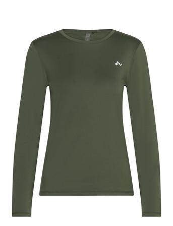 Onpcarmen Ls Train Tee Noos T-shirts & Tops Long-sleeved Kakigrønn Only Play*Betinget Tilbud