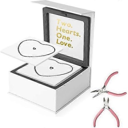 Permanente armbåndsett, tidløs armbåndlaging, DIY par-/vennskapsarmbånd med låser, smykker som Valentinsdagsgaver.