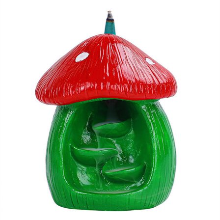 Söt svamp rökelsehållare, handgjord vattenfall backflow rökelse