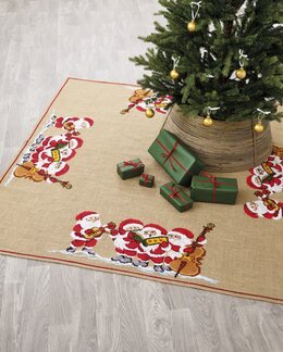 Broderikit Julgransmatta Tomtesång