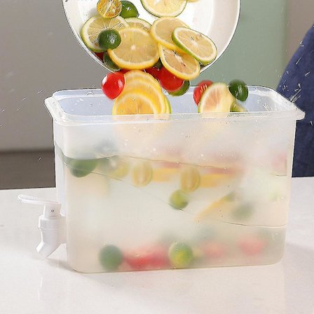 4000ml Koldtvandskande med Hane Citronade Spand Kander