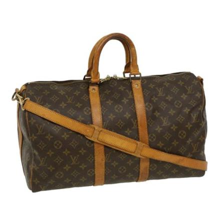 Louis Vuitton Vintage, Pre-owned Bag Bruin, Dames, Maat:ONE Size,Canvas