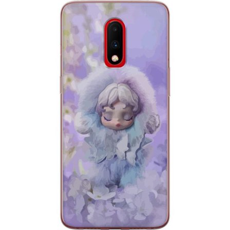 Yhteensopiva Puhelinkuori OnePlus 7 Panda Vinyl Tyyli Figuuri Anime