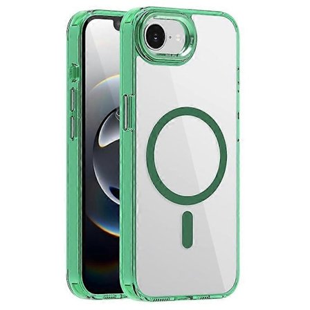 Kompatibelt deksel for iPhone 16e TPU+PC Transparent Magnetisk Telefondeksel