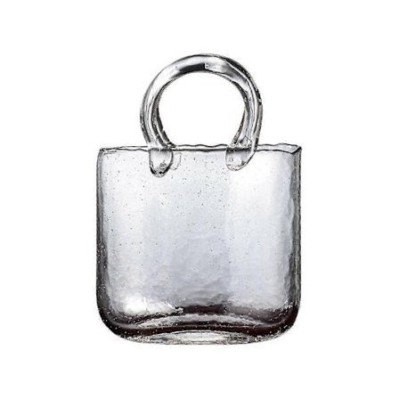 Käsilaukku akvaario maljakko koriste luova kukka-asetelma riipus läpinäkyvä monivärinen lasi