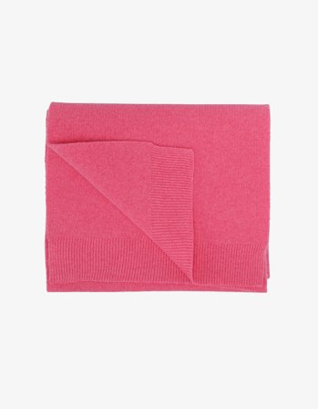 Merino Wool Scarf - Bubblegum Pink - One Size