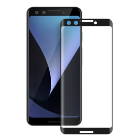 Google Pixel 3 Heltäckande 3D Härdat Glas Skärmskydd 0,2mm