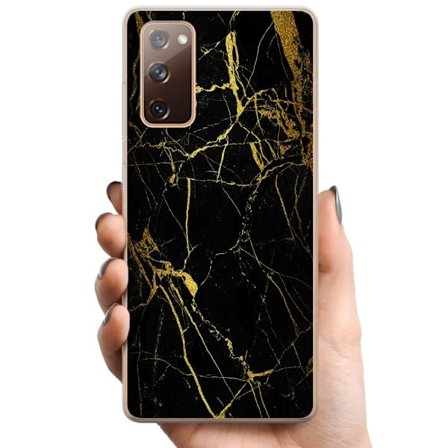 Kompatibelt Mobildeksel til Samsung Samsung Galaxy S20 FE Marmor Svart & Gull