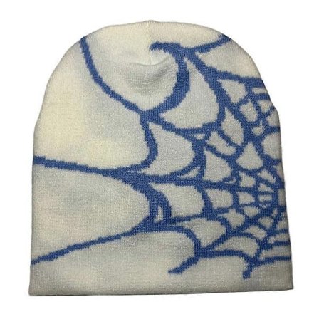Y2k Hue Spider Web Hat Y2k Strikket Hue Skullies Hue Spider Web Hue Baggy Slouchy Hue Hovedbeklædning