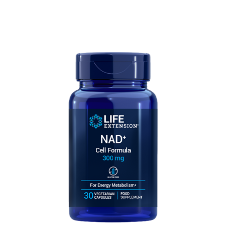 Life Extension NAD+ Cell Formula 300 mg, 30 kapsler