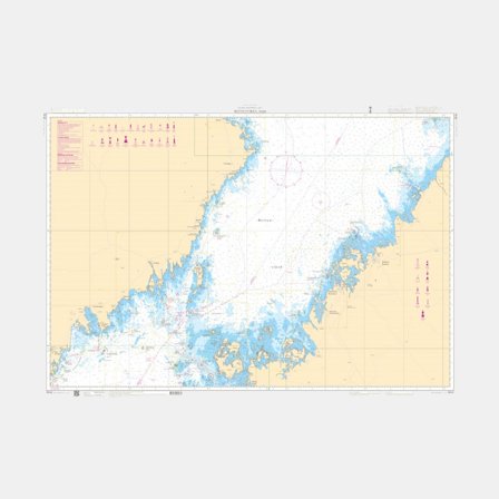 Carte littorale Sjöfartsverket 42 Bottenviken, Sud (Édition 2023)