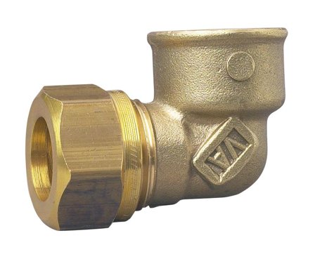 Vatette FG0360434 Vinkelkoppling 90°, inv gänga 12 mm x G10, Installation