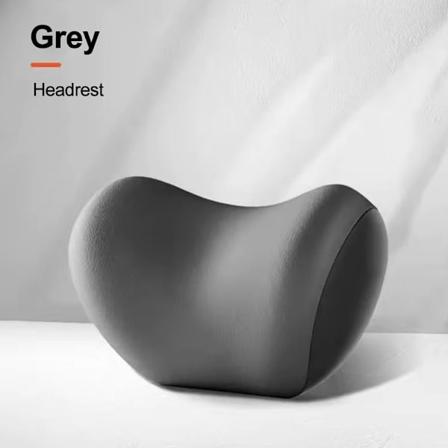 Bil Huvudstöd Hals Kudde Interiör Minne Skum Bil Headstöd Kuddar Auto Midja Kuddeskydd Huvud Hals Kudde Tillbehör E Gray Pillow 1pc