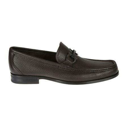 Salvatore Ferragamo Flat Schoenen , Bruin , Heren , Maat: 43 EU