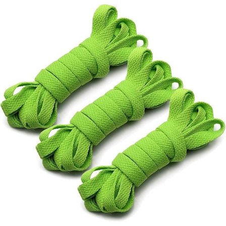 Flate 9 mm brede fargerike lange skolisser for sportssko støvler