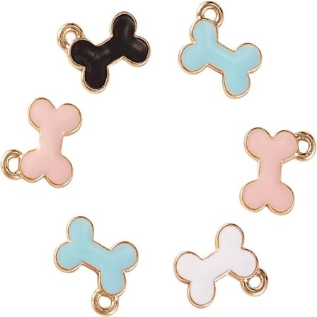 Charms Dog Pet Charms Emalj Dog