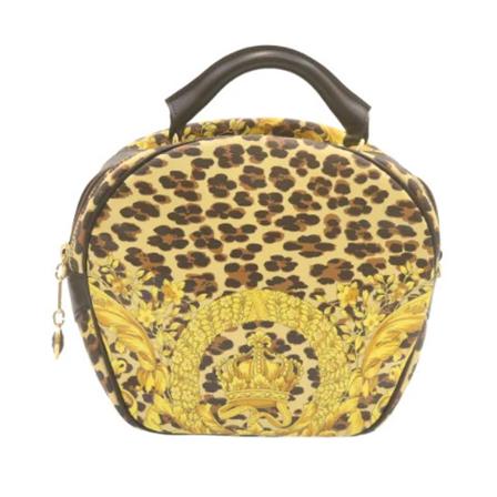 Versace Pre-owned Pre-owned Leather handTass , Geel , Dames , Maat: ONE Size Vintage Tassen