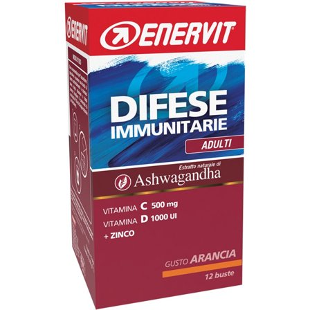 Enervit Difese Immunitarie Adulti Gusto Arancia 12 Buste