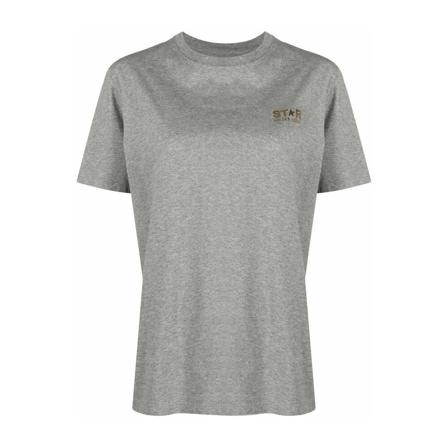 Golden Goose, T-Shirts Grijs, Dames, Maat:S