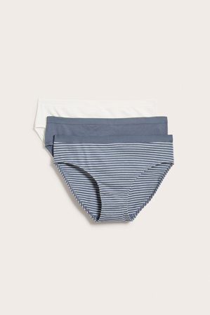 Kappahl | Brief alushousut 3 pack | Harmaa