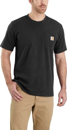 Carhartt Men's Workwear Pocket S/S T-Shirt Men short-sleeved sweaters Black S