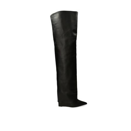 Le Silla, Boots Zwart, Dames, Maat:38 EU,leer