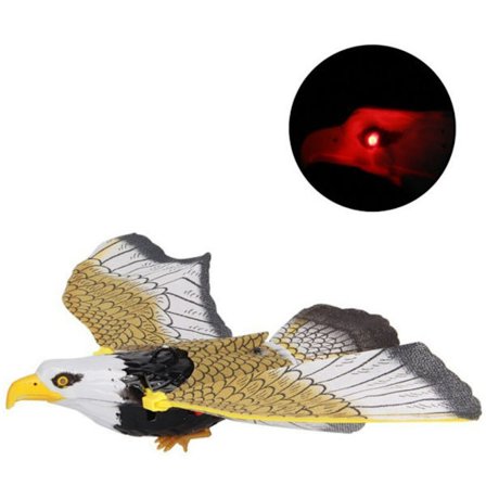 Elektrisk Flying Eagle-legetøj - Roterende fugl med lys og musik, sjovt elektronisk kæledyr til børn