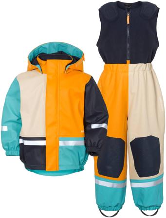Didriksons Boardman Kids' Set 2 Children rainwear sets Blue 140