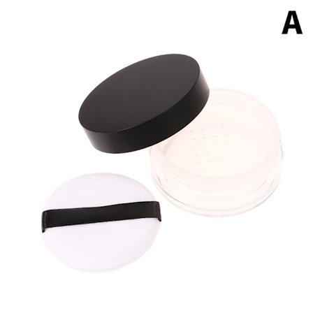 20g Tom Luftpute Puff Box Med Pulver Svamp Sifter Eller Ela