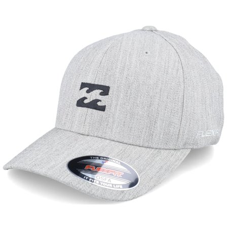 Billabong - Grå flexfit Kasket - All Day Grey Heather Flexfit @ Hatstore