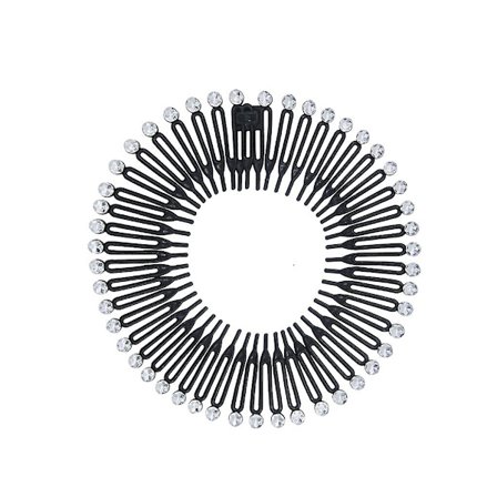 Full sirkulær tannstrekk kam fleksibel krystall sirkel