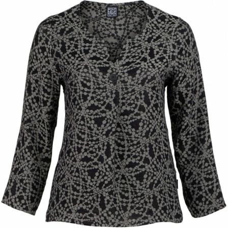 Pont Neuf Mulle Bluse Sort, Dame