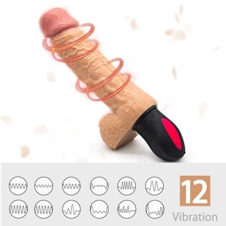 Kraftfull GoVa Vient Teleskopisk Go Realistisk Vibrerande go va Vient Go Kvinna Sex Vibr C