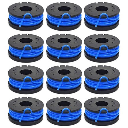 TLW-01 12 kpl Vaihtopuola Ruohonleikkurin lisävaruste Harbor Freight Bauer 19115C-B 20V johdottomalle ruohonleikkurille