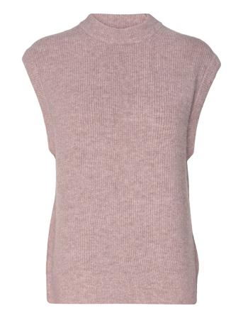 Nor Vest 7355 Vests Knitted Vests Vaaleanpunainen Samsøe Samsøe