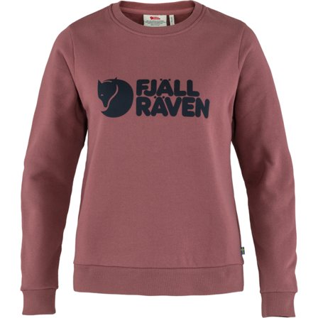 Fjällräven Women's Logo Sweater in Mesa Purple | Size: XL, Organic Cotton