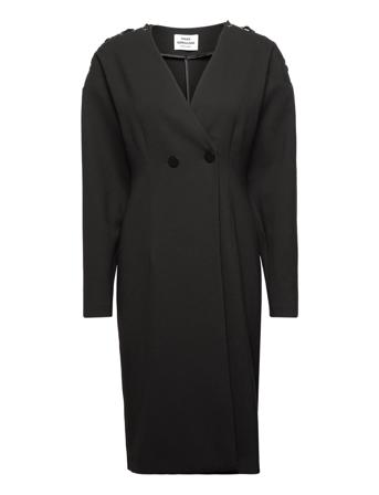 Soft Suiting Pyrmont Dress Dresses Cocktail Dresses Svart Mads Nørgaard*Betinget Tilbud