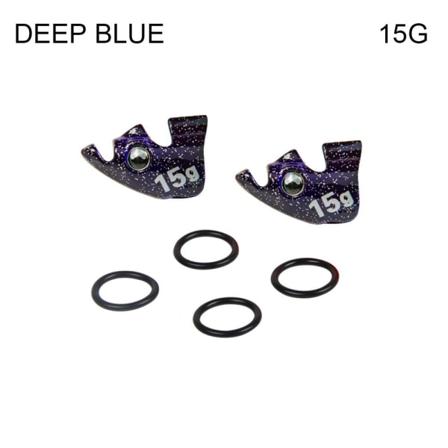 Wood Shrimp Weight Sinker kalastussyöttivälineet 10GDEEP BLUE DEEP 10gDeep Blue