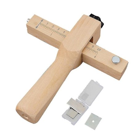 Justerbare lærreimer kutter lærbelte skjærende verktøy tre lærstrimler kutter dit håndverk verktøy