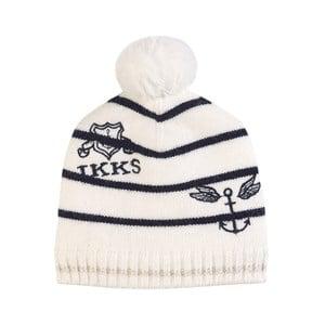 Kids - IKKS White Anchor Detail Hat 39 (1-3 months) - Headwear - 39 (1-3 months) -