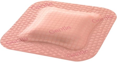 Allevyn Gentle Border skumbandasje med silikonheft 10x10cm 10 stk