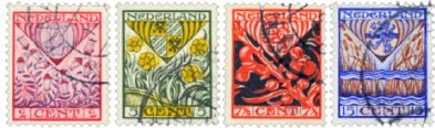 Holland 1927 - NVPH 208-211 - Stemplet