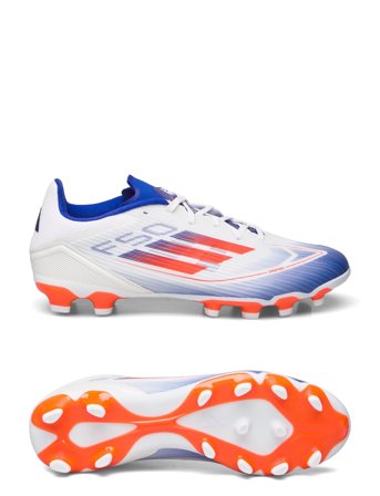 F50 League Football Boots Multi Ground White Adidas Performance