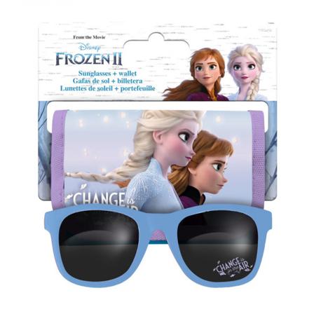 Ztr Plånbok & Solglasögon Disney Frost Frozen Lila & Ljusblåa